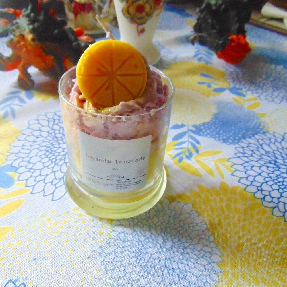 DESSERT CANDLE  LAVENDER /LEMON